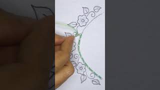 So much pretty pearl neck embroidery tutorial for dresses shorts trending embroidery cute [upl. by Ruth571]