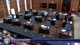 37th Guam Legislature Regular Session  September 24 2024 AM [upl. by Janna]