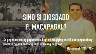 DIOSDADO MACAPAGAL  IKASIYAM NA PANGULO NG PILIPINAS  KAMPEON NG MASA  HISTORY RESEARCHER PH [upl. by Mixam555]