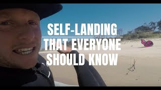 The Self Landing Technique Every Kitesurfer Should Know [upl. by Ahsataj997]