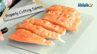 How to Properly Cut a Salmon Filet [upl. by Thaddeus]