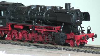 BR50 Steam Locomotive DCC Sound [upl. by Adnovad]