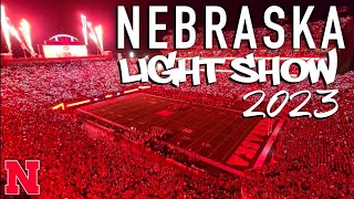 Nebraska Football Lightshow  Northern Illinios [upl. by Iohk]