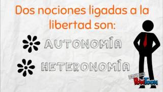 ÉTICA Libertad heteronomía y autonomía [upl. by Ronym]