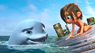 DOLPHIN finds a HUMAN BABY who fell from a PLANE and ADOPTS him as his SON  RECAP [upl. by Abner]