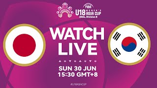 3RD PLACE GAME Japan v Korea  Full Basketball Game  FIBA U18 Womens Asia Cup 2024  Divison A [upl. by Nyroc]