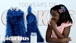 Kids Try 100 Years of Cookies with Cookie Monster [upl. by Tsai]