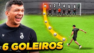 AMADORES vs 6 GOLEIROS SERÁ QUE DÁ PRA FAZER GOL 😱⚽ [upl. by Bak943]