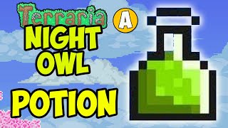 Terraria How To Get NIGHT OWL POTION 3 ways  Terraria how make Night Owl Potion FULL GUIDE [upl. by Divd656]