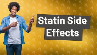 What percentage of people get side effects from statins [upl. by Mattland167]