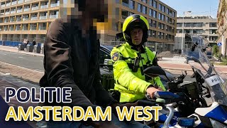 Politie Amsterdam  Rijden zonder helm  Diefstal  Motor amp Auto  Gesignaleerd [upl. by Nanah]