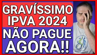 TODO PCD DEVE VER ESTE VÍDEO NÃO PAGUE O IPVA 2024 NESSE CASO [upl. by Sirret]