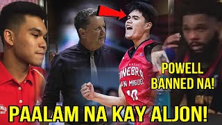 BALIK GINEBRA ARVIN TOLENTINO KAPALIT NI ALJON MARIANO MYLES POWELL BANNED NA SA PBA MAY FINE PA [upl. by Treblihp]