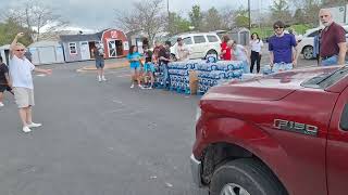 lending a helping hand at a distribution site [upl. by Fitzgerald668]