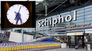 Real Time Art Series Maarten Baas Schiphol Clock  Netherlands  Amsterdam  Schiphol Int Airport [upl. by Barbabas]