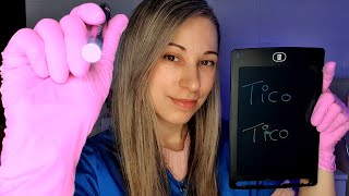 Clínica ASMR  Nuevo Test de Nervios Craneales con Guantes Rosas  Roleplay médico  SusurrosdelSurr [upl. by Markus551]