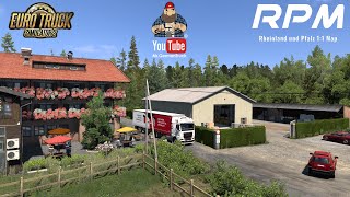 ETS2 v150 RPM  Rheinland amp Pfalz 11 Map v11 sie ist da 🤩 [upl. by Waylen95]