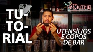 UTENSÍLIOS E COPOS DE BARBARTENDER  TUTORIAL [upl. by Akym396]