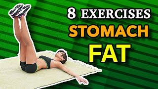 8 Best Exercises To Shrink Stomach Fat Fast [upl. by Rodrigo342]