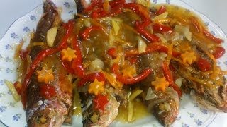 Sweet and Sour Dalagang Bukid  Fish Recipe Filipino Style [upl. by Eibbil]