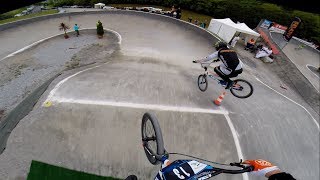 Full lap around the BMX track in Besançon with Niek Kimmann [upl. by Janna]