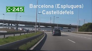 E C245 Barcelona Esplugues  Castelldefels [upl. by Ogilvy]