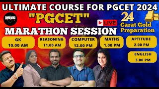 PGCET 2024  KEA PGCET 2024 MBA MCA  Marathon Session  Dhruvika Academy [upl. by Jeffy25]