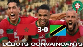 DES DÉBUTS CONVAINCANTS   Débrief Maroc 30 Tanzanie [upl. by Sup894]