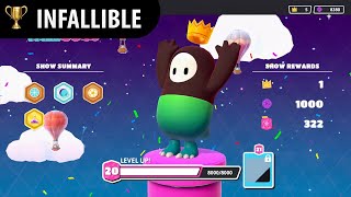 Fall Guys  Infallible Trophy Best Tips amp How To Win in Fall Guys Ultimate Knockout [upl. by Eserehc851]