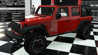 GTA 5  DLC Vehicle Customization  Canis Terminus Jeep Wrangler Rubicon [upl. by Algernon495]