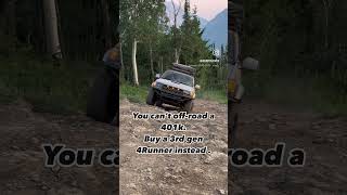 401k or 3rd gen 4r automobile 3rdgen offroad 3rdgen4runner overland foryou overlanding [upl. by Nahij]