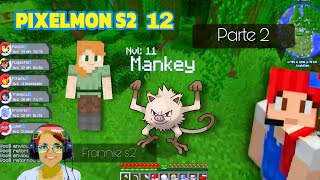 Dia 12 Parte 2 Pixelmon S2 Minecraft Capturei  6 Pokémons [upl. by Neeruan]