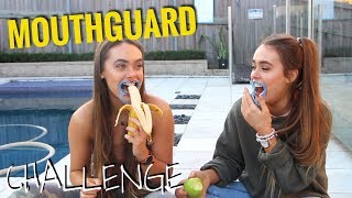 MOUTHGUARD CHALLENGE funny  MESCIA TWINS [upl. by Harold658]