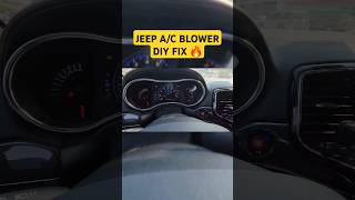 Jeep Grand Cherokee AC doesnt work AC blower motor fuse quick fix [upl. by Ontine]