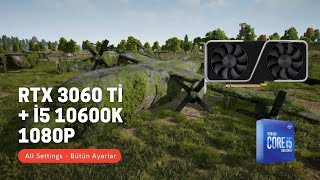 RTX 3060 Ti  i5 10600k  Game Test  Fps Test in RTX 3060 Ti PUBG 1080p All Settings Erangel Map [upl. by Alien]