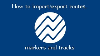 Navionics Boating App How to import and export routes markers and tracks [upl. by Eralc850]