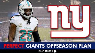 PERFECT Giants Offseason Plan After 2024 NFL Draft [upl. by Nylecoj]