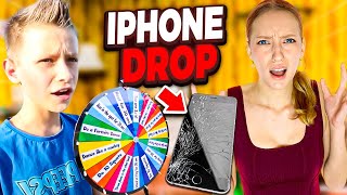 Ronald reacts to SIS vs BRO Last Person to Drop the iPhone Challenge [upl. by Luy620]