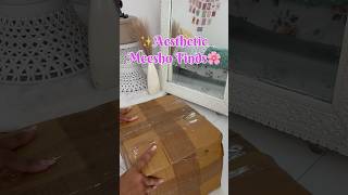 Affordable Aesthetic Finds from Meesho shorts aesthetic asmrunboxing asmr [upl. by Harve]