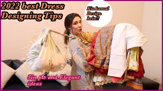 Dress Designing Tips  Simple Summer Design’s  2022 [upl. by Ardelis]