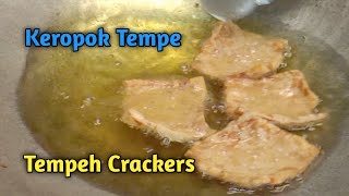 Keropok Tempe  Tempeh Crackers [upl. by Mullins]