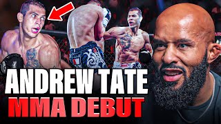 TATE Did MMA 🤯 Andrew Tate MMA DEBUT  MIGHTY MOUSE BREAKDOWN [upl. by Wexler]