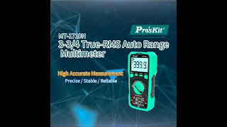 ProsKit 334 TrueRMS Auto Range Multimeter MT1710N 寶工 RMS Multimeter NCV ​​LED 10mF [upl. by Sej]