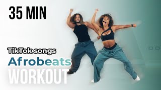 AFROTRENDY DANCE WORKOUT  AMAPIANO  TIKTOK SONGS  FUN CARDIO  35 MINUTES [upl. by Rumilly401]