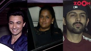 LoveYatri Special Screening  Aayush Sharma Warina Hussain Arpita Khan Kartik Aaryan [upl. by Sib]