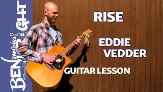 Rise  Eddie Vedder  Guitar Lesson [upl. by Rehteh]