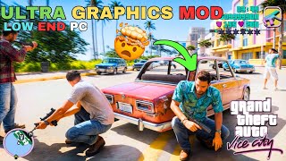 🔥GTA Vice City Ultra Graphics Mod✅ II Low End PC🖥️ [upl. by Sad407]