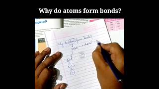 Why do atoms form bond  Carbon and its Compounds  Class10 [upl. by Ahsiemak]