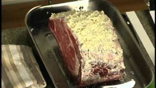 Black PepperEncrusted Standing Rib Roast [upl. by Jenness]