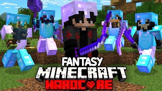 100 Players Simulate Fantasy Battle Royale in Minecraft [upl. by Helbonnah631]